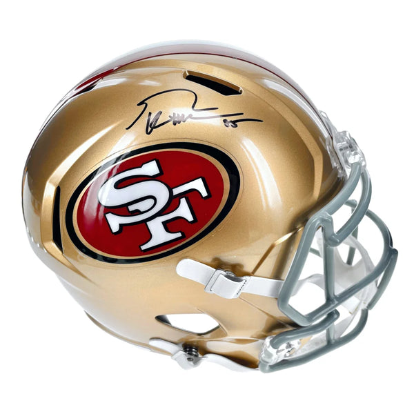 George Kittle Autographed San Francisco 49ers Full Size Speed Helmet Bas  Signed