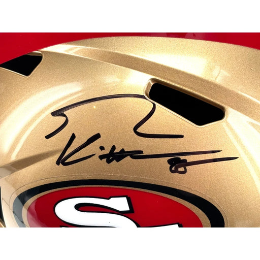 George Kittle Autographed San Francisco 49ers Full Size Speed Helmet Fanatics Signed