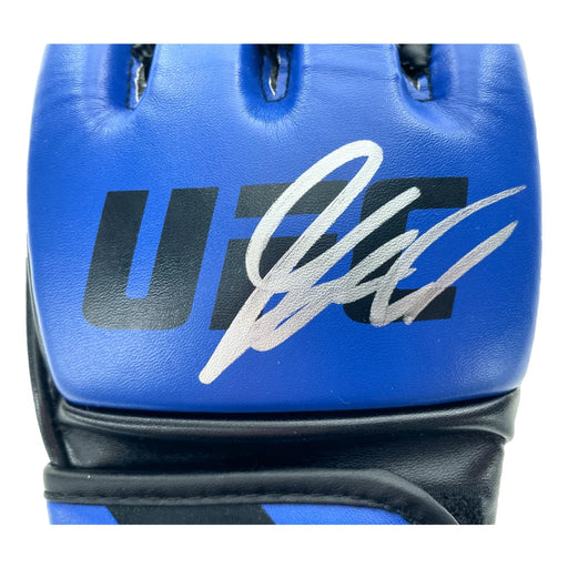 Georges St-Pierre Autographed Licensed UFC Blue Glove Hand Signed JSA COA GSP