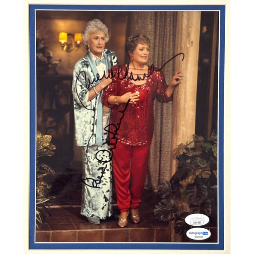 The Golden Girls Cast Signed 8x10 Photos Framed Betty White Bea Arthur Rue McClanahan Estelle Getty JSA