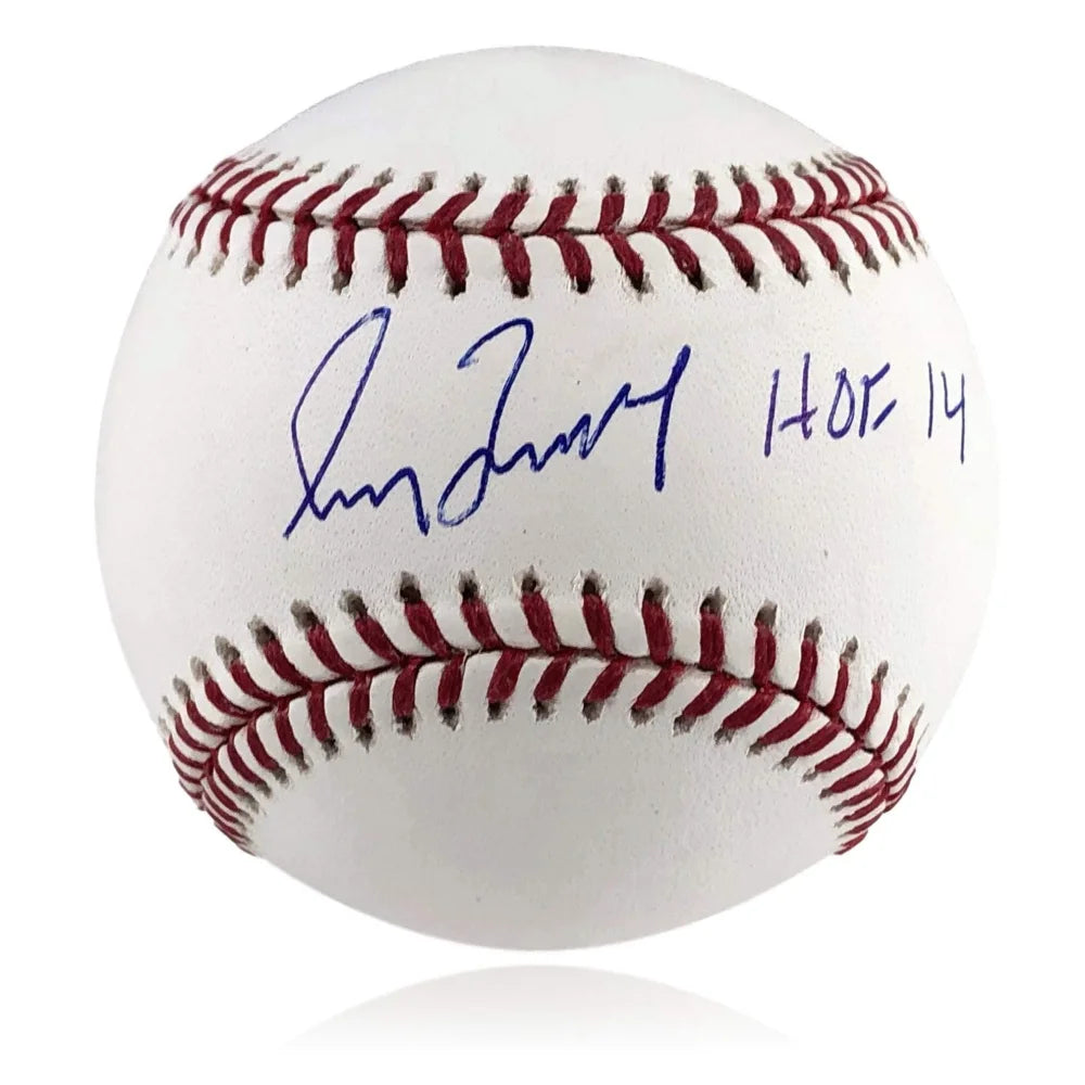 Greg Maddux Signed Inscribed ’HOF 14’’ OMLB Baseball MLB Authentication COA