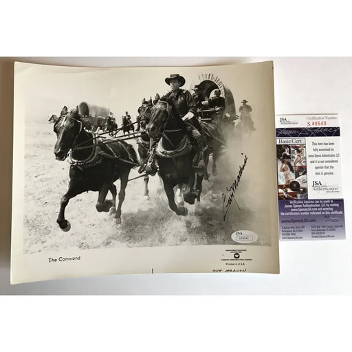 Guy Madison Signed 8X10 JSA COA Autograph Photo The Command Western