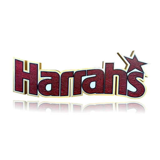 Harrah’s Hotel Las Vegas Authentic Used Full Neon Sign Original Vintage Casino