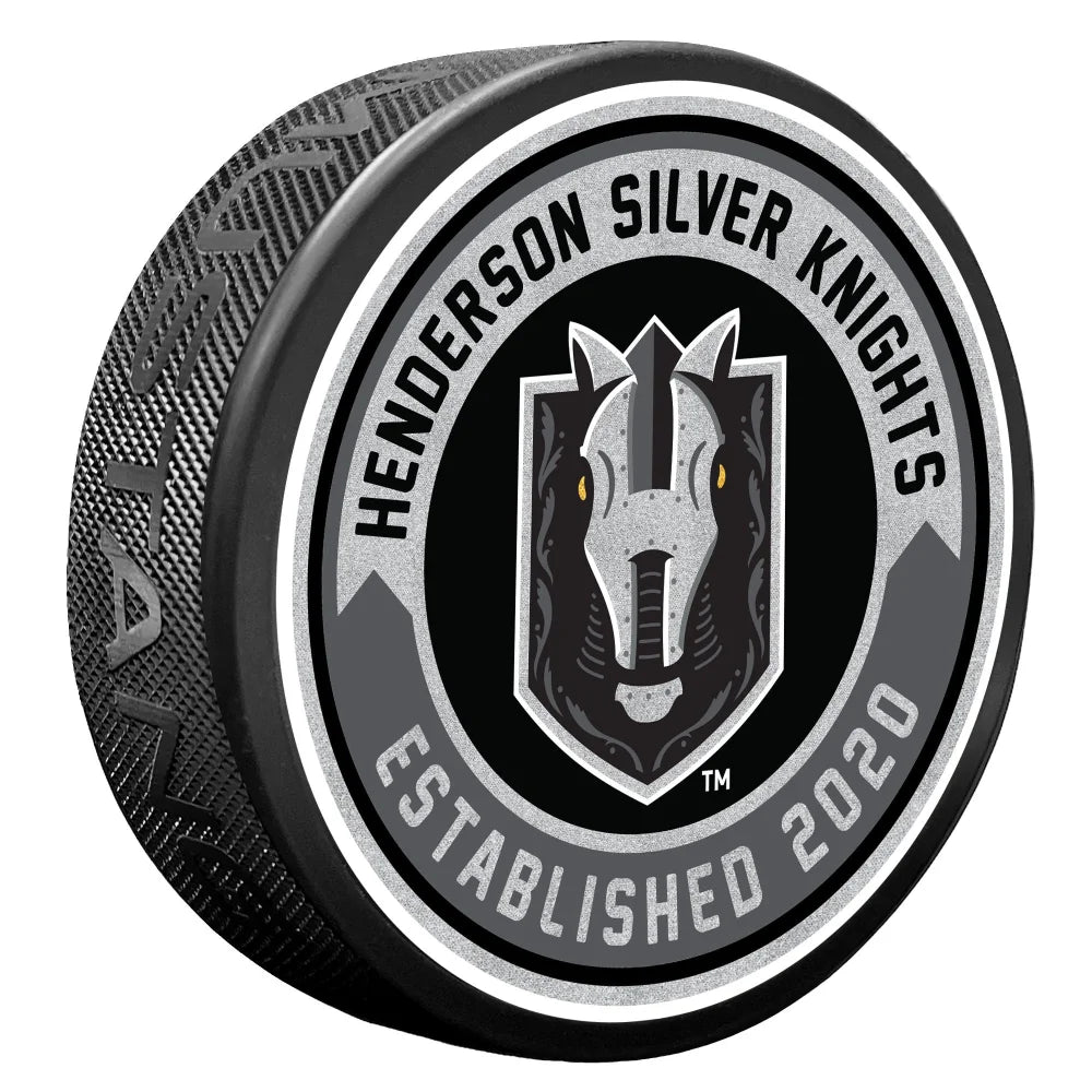 Henderson Silver Knights Puck - Arrow