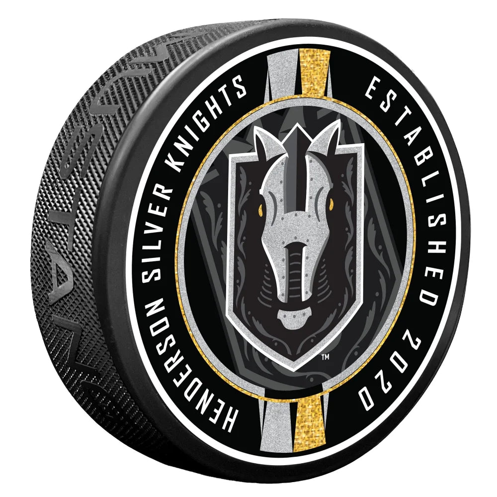 Henderson Silver Knights Puck - Ribbon