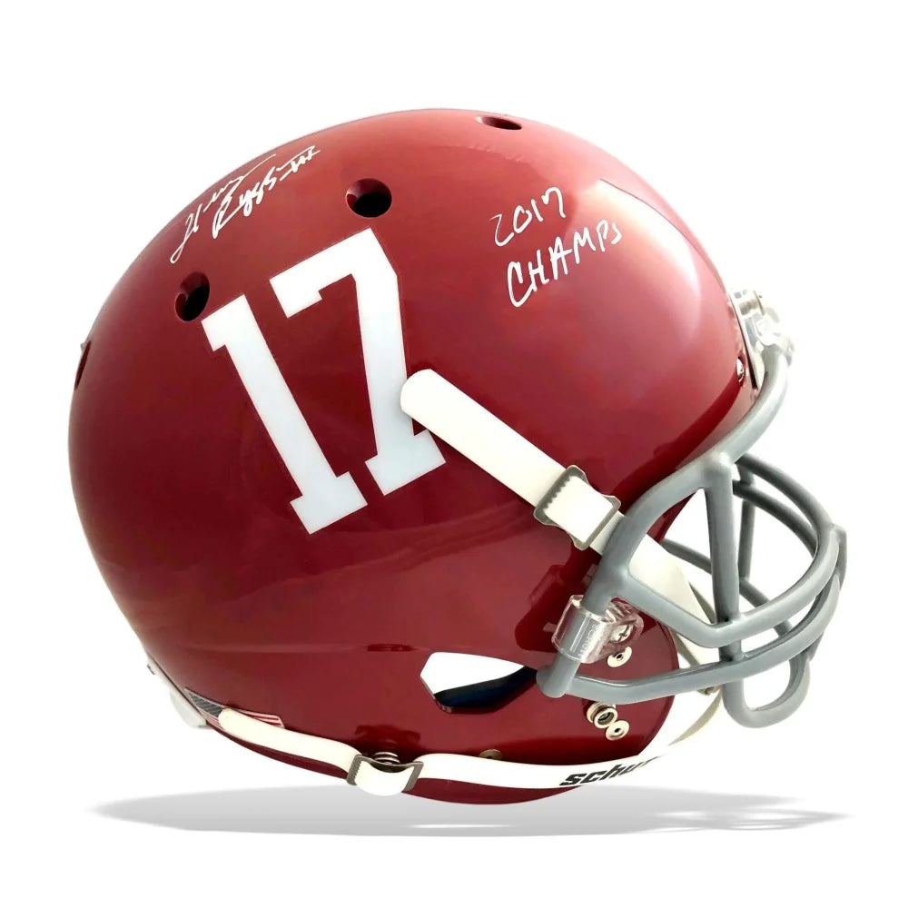 alabama football helmet 17 Crimson Tide College Collectible Mini - Picture Inside Get ready to elevate your fan cave with the ultimate Alabama Crimson Tide collectible DeVonta Smith Autographed Alabama Crimson