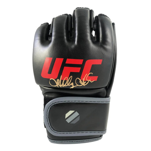 Holly Holm Hand Signed UFC Black Glove Autograph 2 COAs JSA Inscriptagraphs