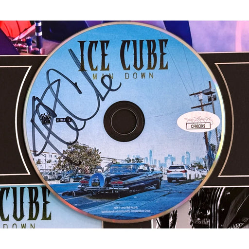 Ice Cube Signed ’Man Down’ CD Album Framed JSA COA NWA Autographed