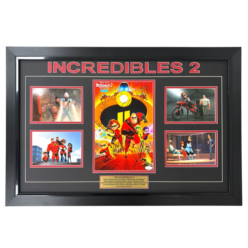 Incredibles 2 Cast Signed 11x14 Photo Framed Autograph Disney Pixar Samuel L Jackson JSA