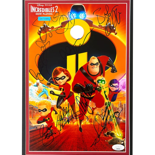 Incredibles 2 Cast Signed 11x14 Photo Framed Autograph Disney Pixar Samuel L Jackson JSA