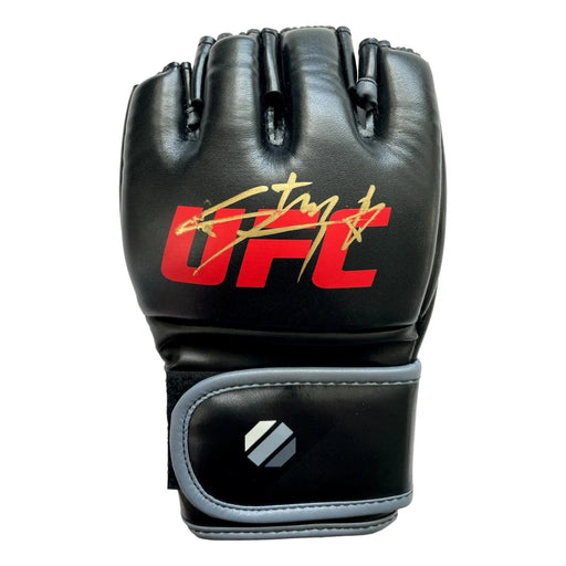 Israel Adesanya Signed UFC Black Glove Autograph 2 COAs JSA Inscriptagraphs Stylebender