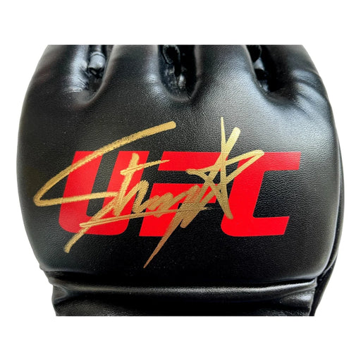 Israel Adesanya Signed UFC Black Glove Autograph 2 COAs JSA Inscriptagraphs Stylebender