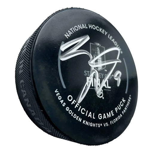 Jack Eichel Signed Stanley Cup Vegas Golden Knights Official Puck w/ Case Autograph COA