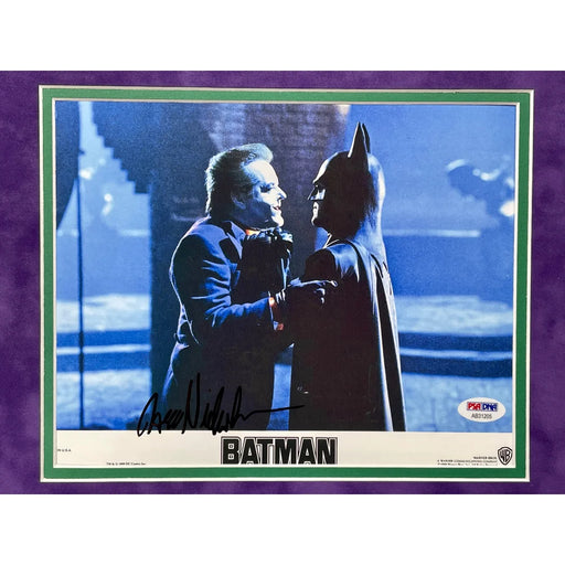 Jack Nicholson Autographed Joker 8x10 Photo Framed PSA/DNA Signed Batman 1989