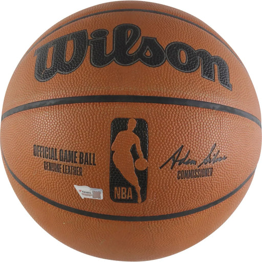 Jalen Brunson Game Used New York Knicks Debut Basketball 10/21/22 COA Fanatics