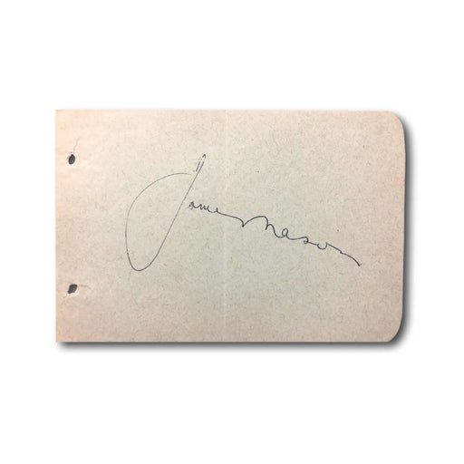 James Mason Hand Signed Album Page Cut JSA COA Autograph A Star Is Born Actor