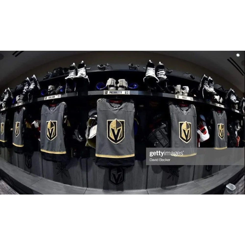 las vegas golden knights dressing room James Neal Authentic Vgk Locker Nameplate Game Used PV_NO