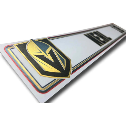 James Neal Authentic VGK Locker Room Nameplate Vegas Golden Knights Game Used