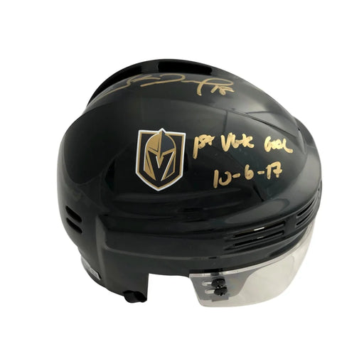 James Neal Signed Vegas Golden Knights Mini Helmet ’1st VGK Goal’ Fanatics COA