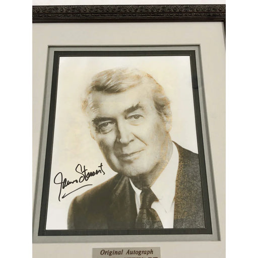 James Stewart Signed 8X10 JSA COA Photo Framed Autograph Vertigo Anatomy Of A Murder