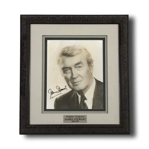 James Stewart Signed 8X10 JSA COA Photo Framed Autograph Vertigo Anatomy Of A Murder