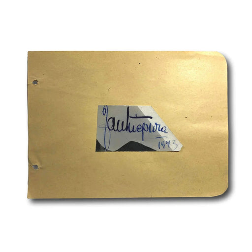 Jan Kiepura Hand Signed Album Page Cut JSA COA Autograph my Song for you Singer