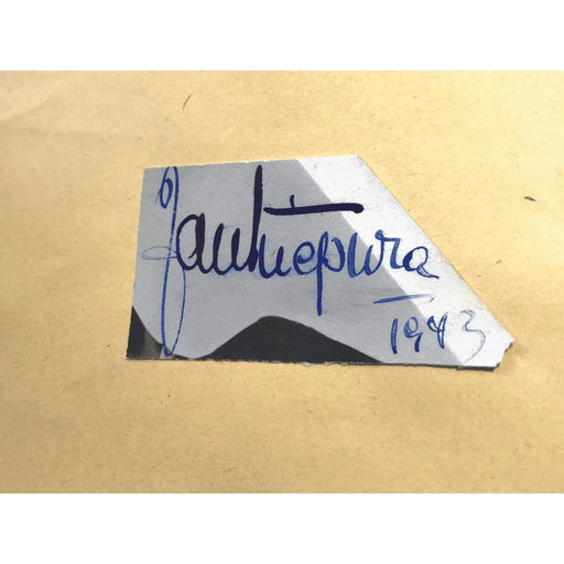 Jan Kiepura Hand Signed Album Page Cut JSA COA Autograph my Song for you Singer