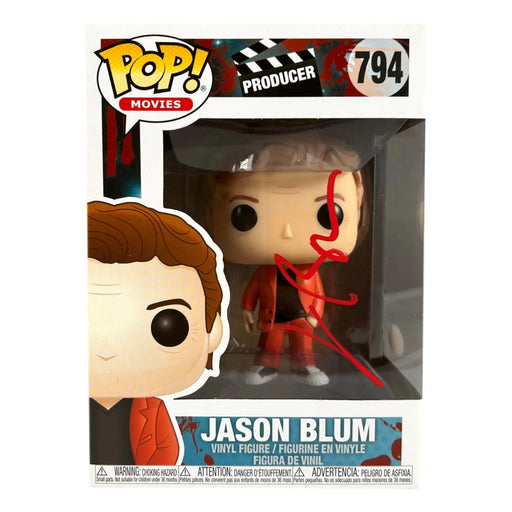 Jason Blum Signed Funko Pop #794 COA JSA Halloween Producer Purge Autographed