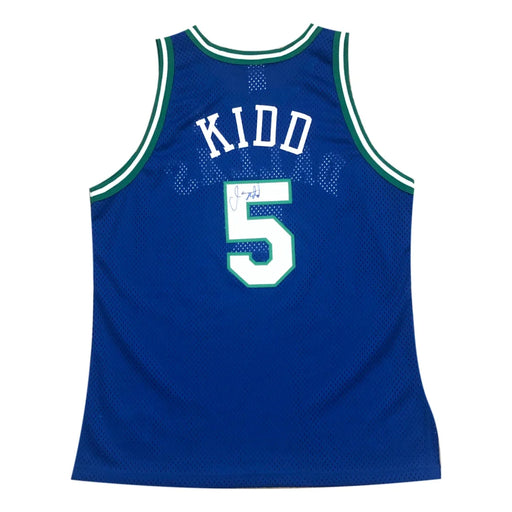 Jason Kidd Signed Dallas Mavericks Champion Original Jersey JSA COA Autographed