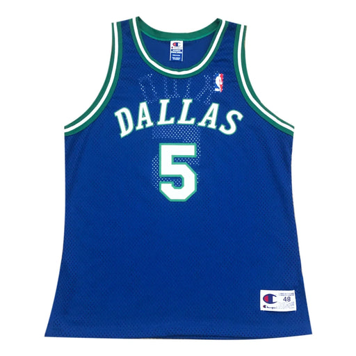 Jason Kidd Signed Dallas Mavericks Champion Original Jersey JSA COA Autographed