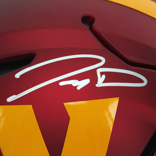Jayden Daniels Autographed Commanders F/S Speedflex Helmet Fanatics COA Signed Washington