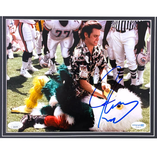 Jim Carrey Autographed 8x10 Framed Photo JSA Ace Ventura The Mask Grinch Dumb & Dumber Signed