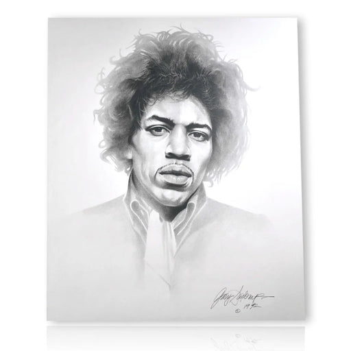 Jimi Hendrix 20x24 Lithograph by Artist Gary Saderup Signed Poster Photo