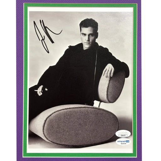 Joaquin Phoenix Autographed Joker 8x10 Photo Framed Collage JSA COA Signed