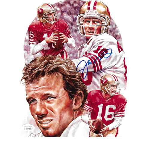 Joe Montana Autographed San Francisco 49ers 8x10 Color Photo JSA COA Signed