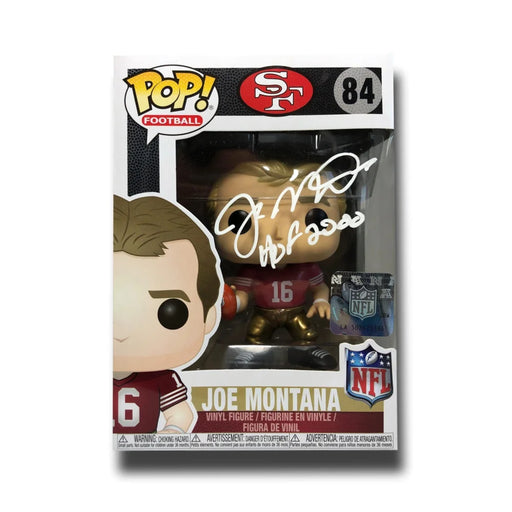 Joe Montana Signed Inscribed ’HOF 2010’’ Funko Pop BAS COA 49ers Autograph #84