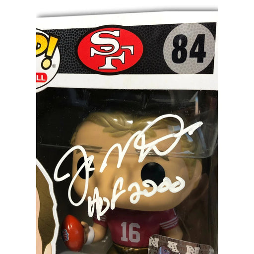 Joe Montana Signed Inscribed ’HOF 2010’’ Funko Pop BAS COA 49ers Autograph #84