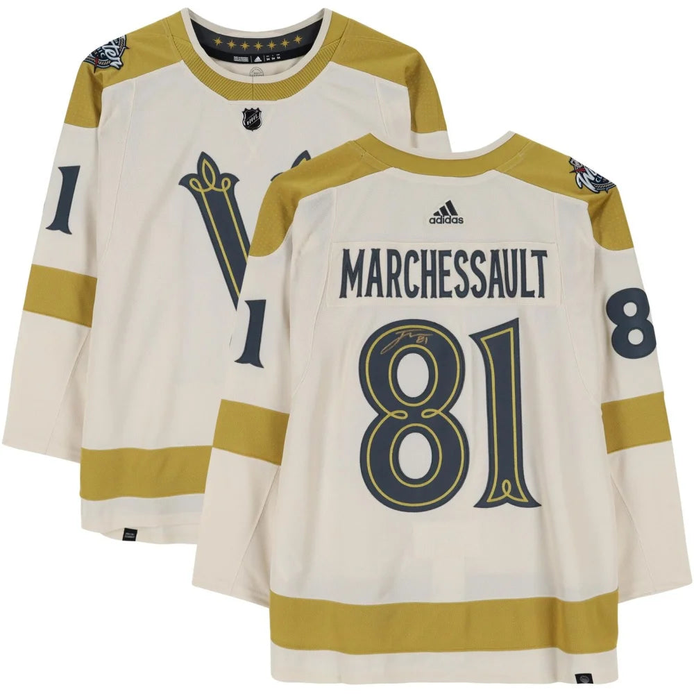 Jonathan Marchessault Autographed Vegas Golden Knights 2024 Winter Classic Jersey JSA COA Signed