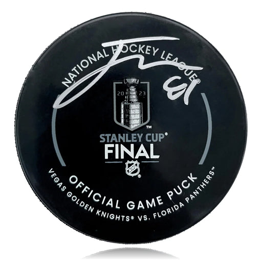 Jonathan Marchessault Signed Stanley Cup Vegas Golden Knights Official Puck w/ Case Autograph COA