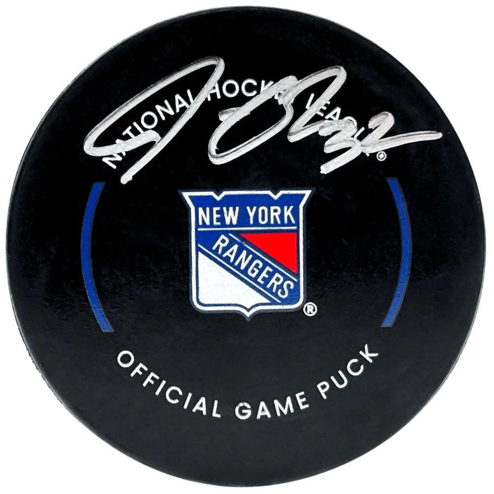 Jonathan Quick Autographed New York Rangers Official Hockey Puck Signed COA IGM