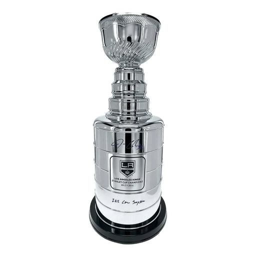 Jonathan Quick Autographed Stanley Cup Trophy #D/3 LA Kings IGM COA Signed