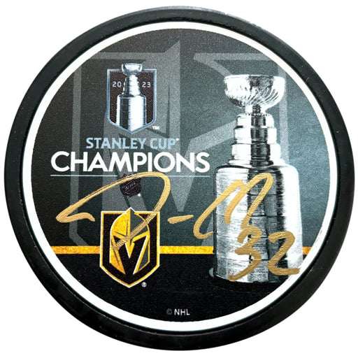 Jonathan Quick Autographed Stanley Cup Vegas Golden Knights Signed Puck COA IGM