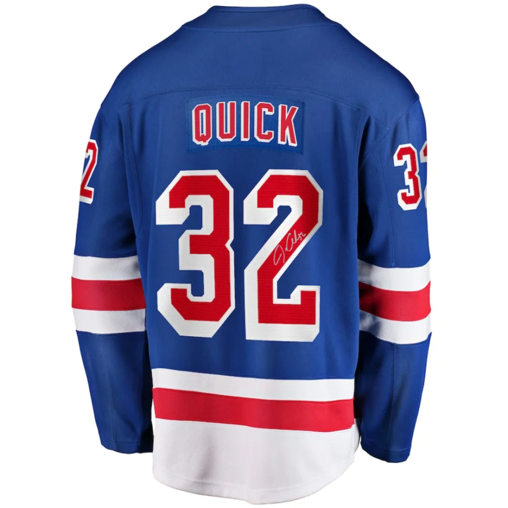 Jonathan Quick Signed New York Rangers Jersey - Preorder Private Autograph Signing