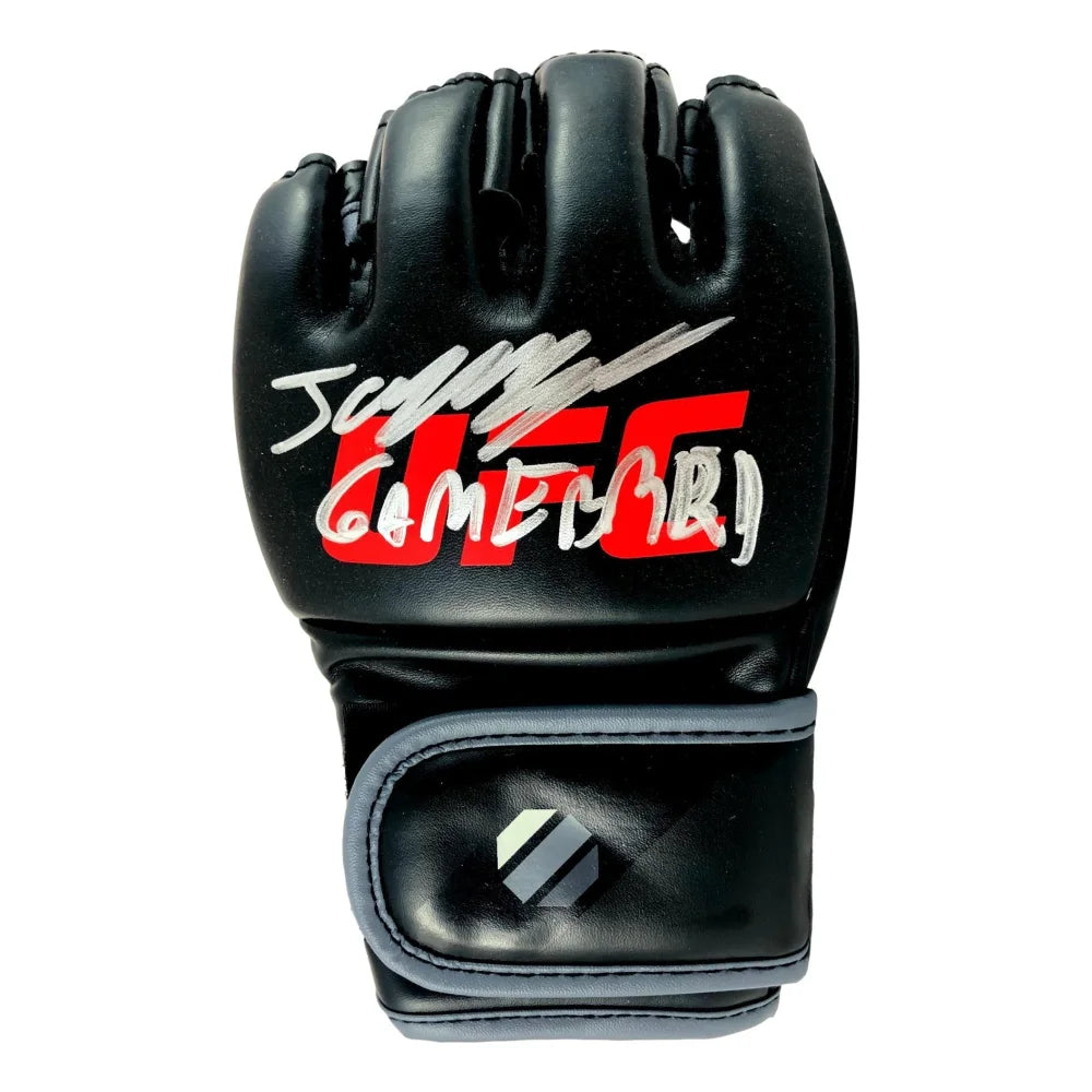 Jorge Masvidal Autographed UFC Glove JSA COA Inscribed ’Gamebred’ Signed