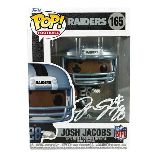 Josh Jacobs Signed Funko Pop COA #165 JSA Las Vegas Raiders Autograph Oakland