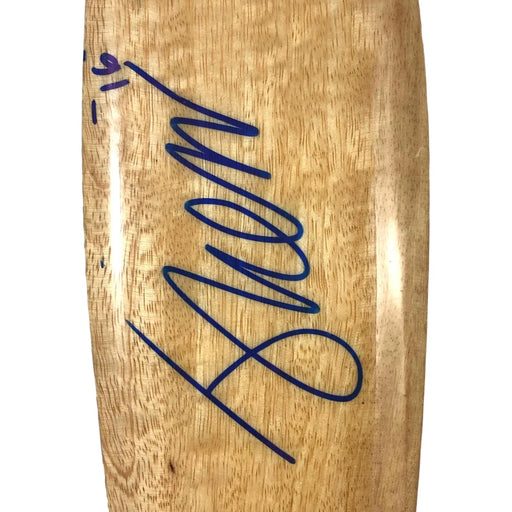 Josh Kerr Hand Signed Wooden Mini Surf Board W/Stand JSA COA Autographed Surfer