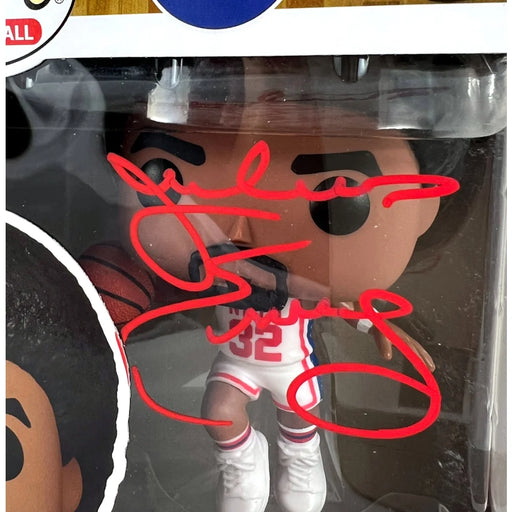 Julius Erving Signed Funko Pop #107 COA JSA Philadelphia 76ers Autographed Dr.J