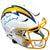 Justin Herbert John Harbaugh Signed LA Chargers Full Size Speed Helmet BAS COA Autographed