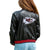 Kansas City Chiefs Women’s Cuce Vegan Leather Black Sequin Jacket