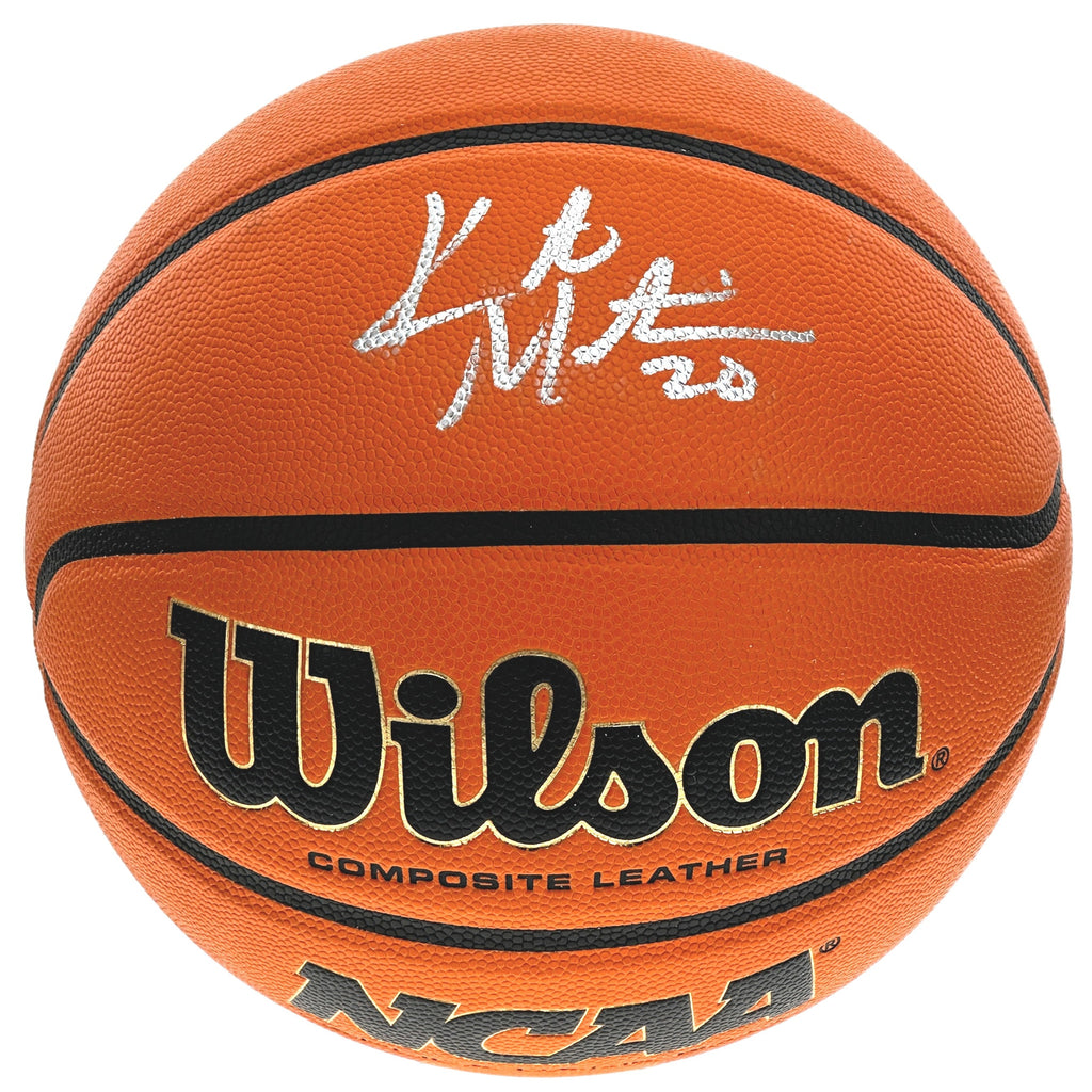 Kate Martin Signed Wilson Basketball Las Vegas Aces Iowa Hawkeyes COA Autographed